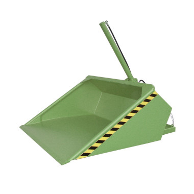 Recipiente Inclinável--Pala, pintado, verde