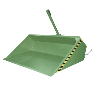 Recipiente Inclinável--Pala, pintado, verde