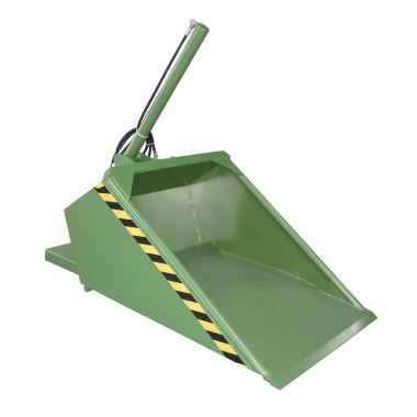 Recipiente Inclinável--Pala, pintado, verde