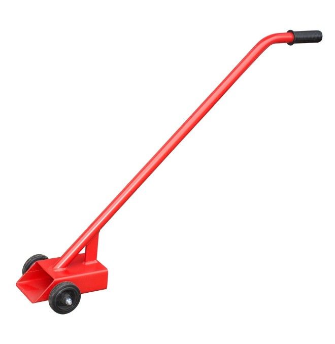 Safety Platforms--Forklift, painted, Red Fire