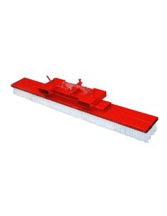 Varredores e Escovas--Escovar varredor 2000x410mm empilhadeira, fogo vermelho