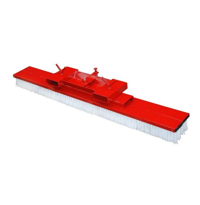 Spazzatrici e Spazzole--Spazzola spazzatrice 2000x410mm carrello elevatore, Fuoco rosso