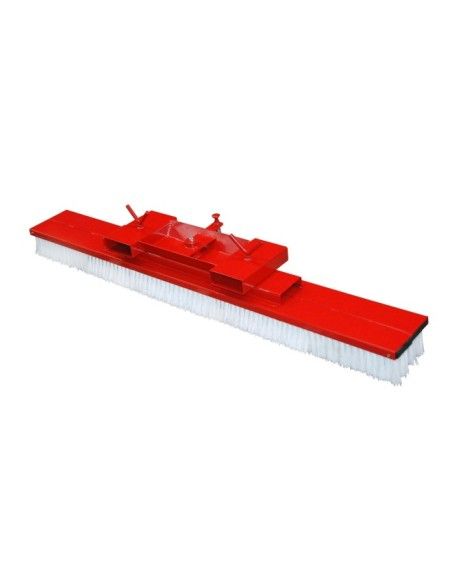 Spazzatrici e Spazzole--Spazzola spazzatrice 2000x410mm carrello elevatore, Fuoco rosso