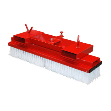 Balayeuses et Brosses--Brosse balayeur 1000x410mm chariot élévateur, Feu rouge