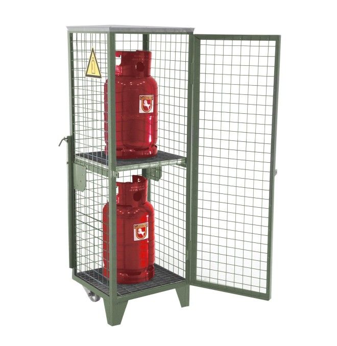 Armadi per materiali pericolosi--Cilindri a gas, verniciati, topo grigio