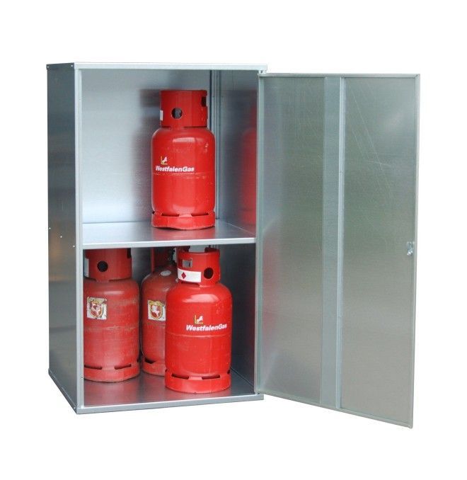 Depósito de bombonas de gas, galvanizado