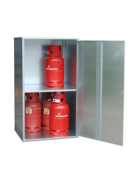 Depósito de bombonas de gas, galvanizado