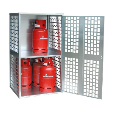 Hazardous material cabinets--Gas tank, galvanized