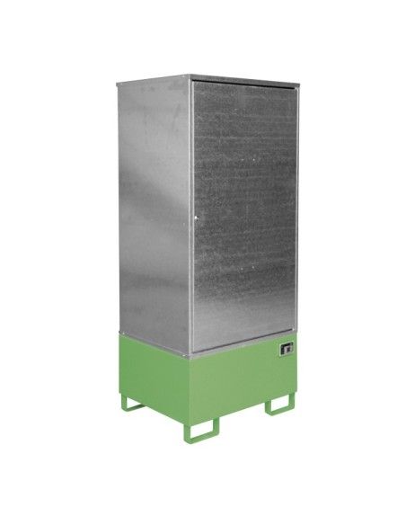 Hazardous material cabinets--Cabinet for dangerous materials, painted, green