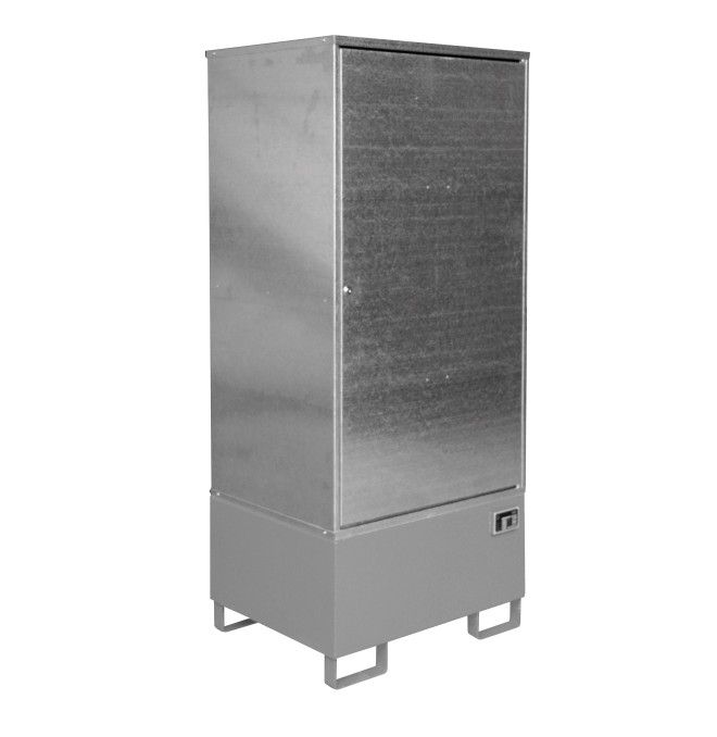 Armoires pour matières dangereuses--Armoire pour matières dangereuses, peint, souris grise