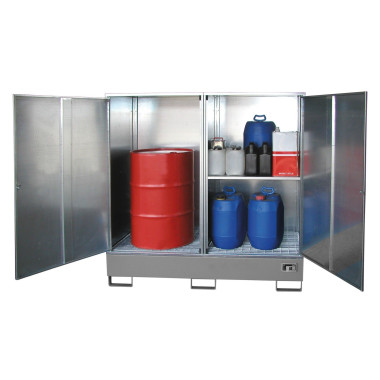 Armadi per materiali pericolosi--Credenza per materiali pericolosi, dipinto, topo grigio