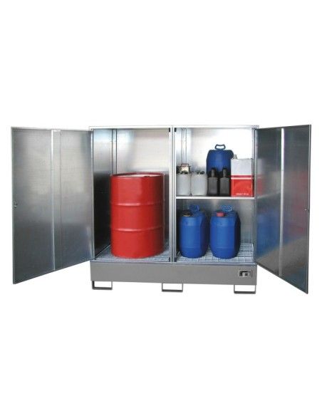 Armadi per materiali pericolosi--Credenza per materiali pericolosi, dipinto, topo grigio