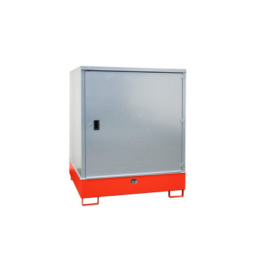 Hazardous material cabinets--Cabinet for dangerous materials, painted, red fire
