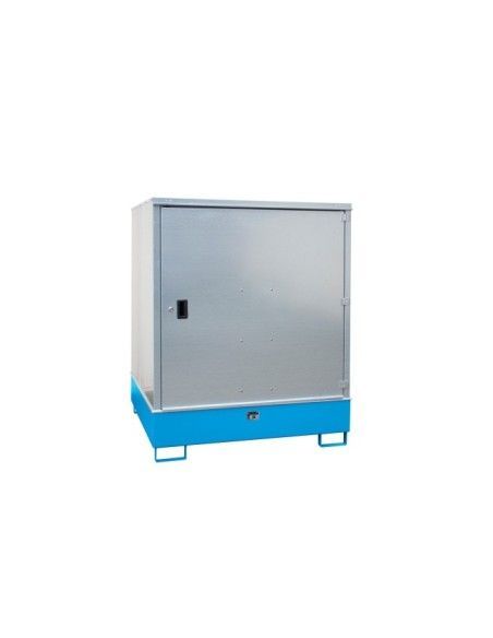 Armoires pour matières dangereuses--Armoire pour matériaux dangereux, peints, bleu clair