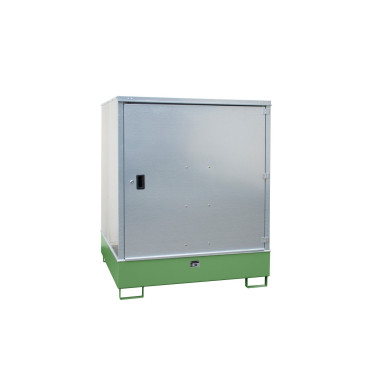 Armários para materiais perigosos--Armário para materiais perigosos, pintado, verde