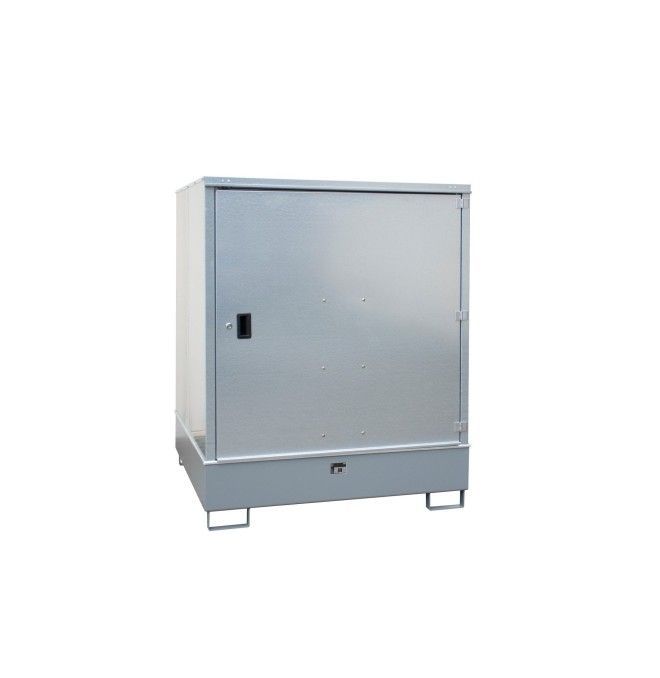 Armários para materiais perigosos--Armário para materiais perigosos, pintado, rato cinza