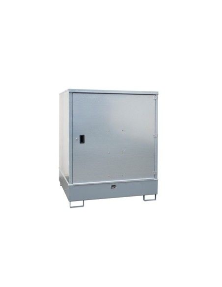 Armários para materiais perigosos--Armário para materiais perigosos, pintado, rato cinza