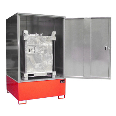 Armadi per materiali pericolosi--Credenza per materiali pericolosi, dipinti, fuoco rosso