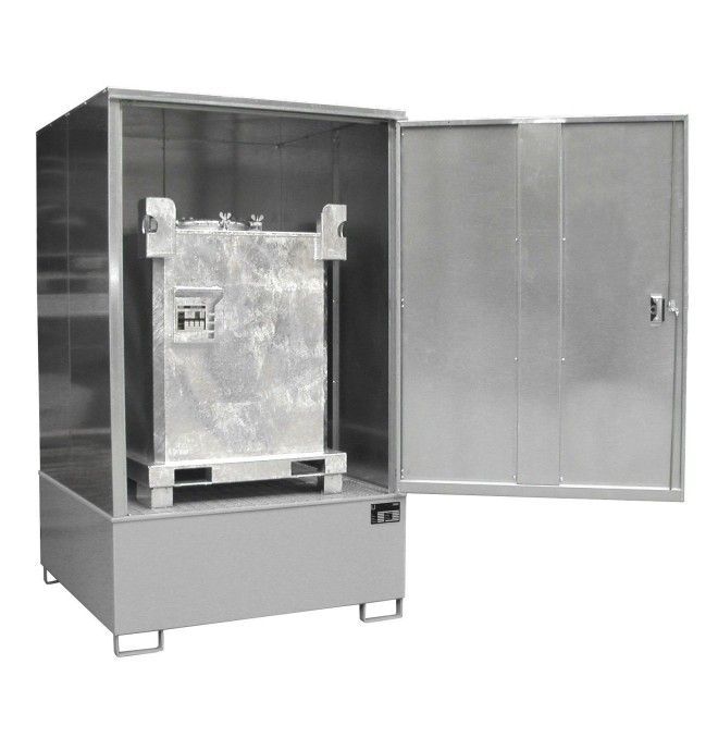 Armadi per materiali pericolosi--Credenza per materiali pericolosi, dipinto, topo grigio