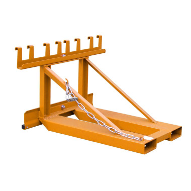 Wheelie Bin Jack, pintado, amarillo naranja