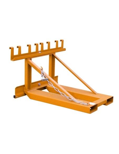 Spezielle Geräte--Wheelie Bin Jack, lackiert, orange gelb