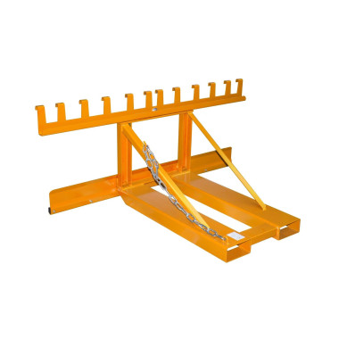 Wheelie Bin Jack, pintado, amarillo naranja