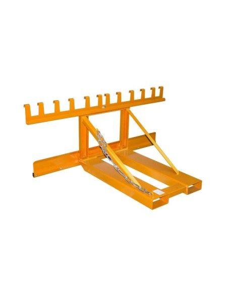 Wheelie Bin Jack, pintado, amarillo naranja
