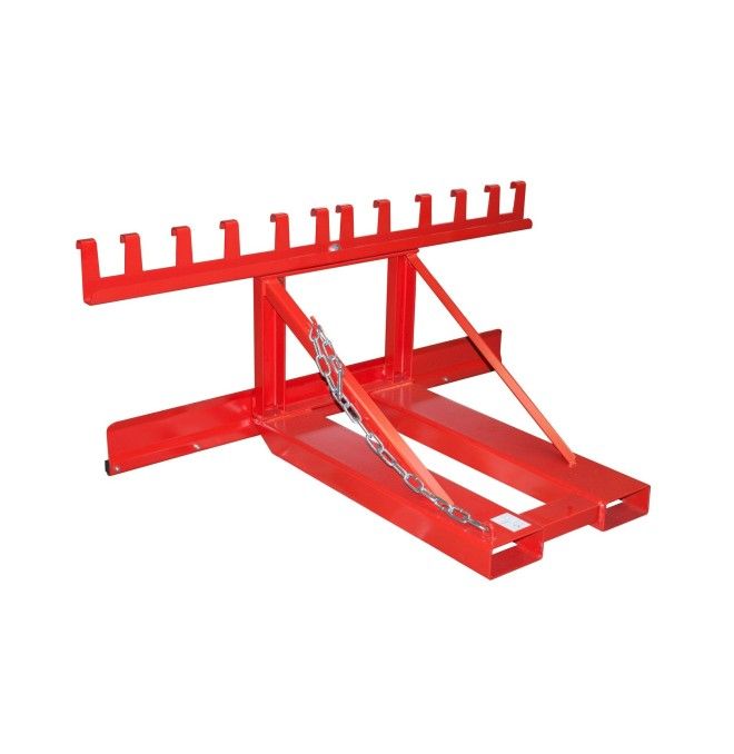 Outils Spéciaux--Wheelie Bin Jack, peint, feu rouge