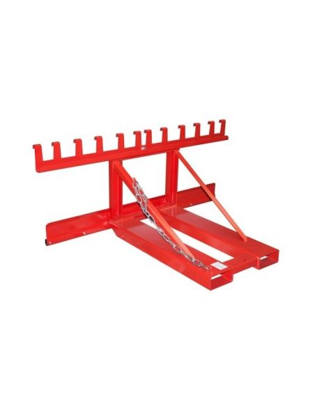 Special Attachments--Wheelie Bin Jack, painted, red fire