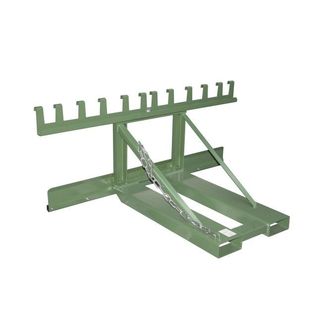 Spezielle Geräte--Wheelie Bin Jack, lackiert, grün