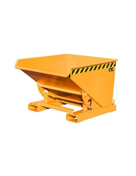 Kippbehälter--Container kippen, lackiert, orange gelb