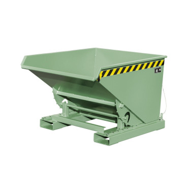 Tilting Container--Container Basculante, painted, green