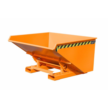 Contenitore Ribaltabile--Contenitore ribaltabile, dipinto, giallo arancio