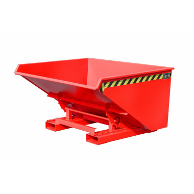 Tilting Container--Container tilting, painted, Red fire