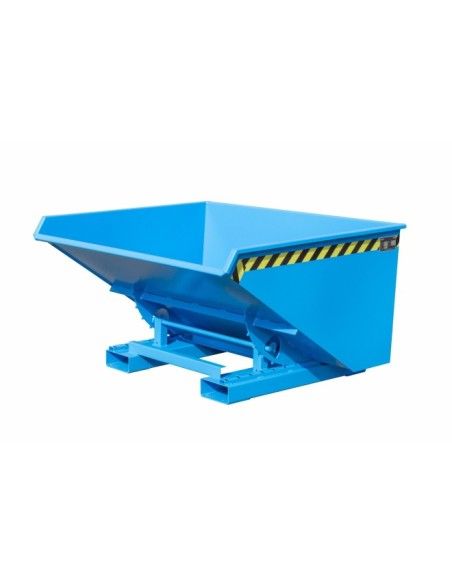 Recipiente Inclinável--Recipiente tilting, pintado, azul claro