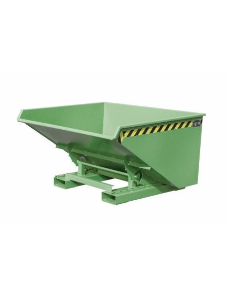 Tilting Container--Container Basculante, painted, green