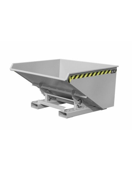 Tilting Container--Container tilting, painted, gray mouse