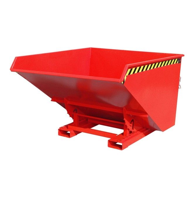 Recipiente Inclinável--Recipiente tilting, pintado, fogo vermelho