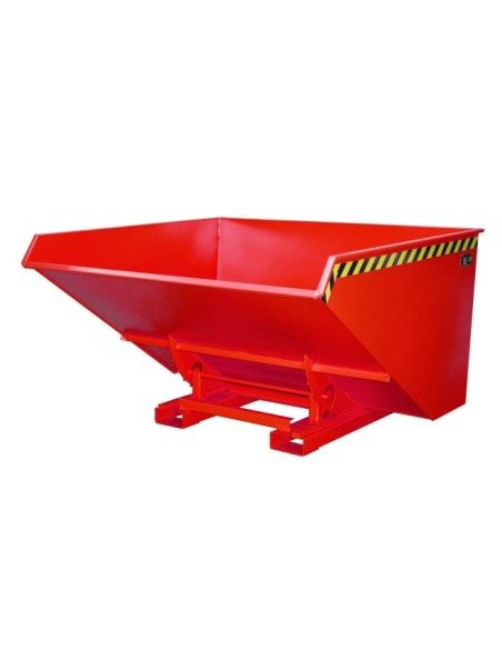 Kippbehälter--Container kippen, lackiert, rotes Feuer