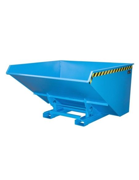 Tilting Container--Container Sculpture, painted, Light Blue