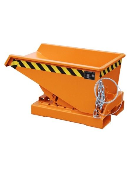 Kippbehälter--Container kippen, lackiert, orange gelb