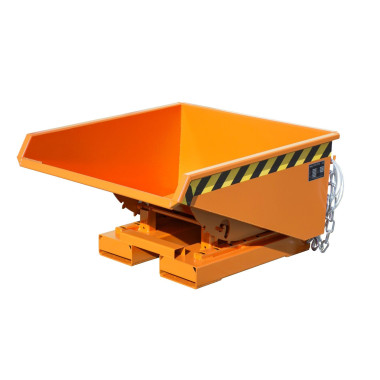 Bacs Basculants--Conteneur tilting, peint, jaune orange