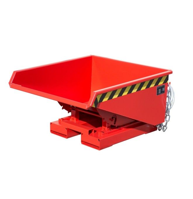 Kippbehälter--Container kippen, lackiert, rotes Feuer