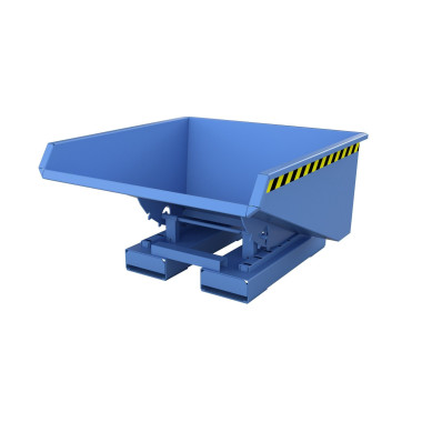 Tilting Container--Container Sculpture, painted, Light Blue 2