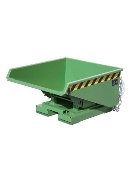 Tilting Container--Container Basculante, painted, green
