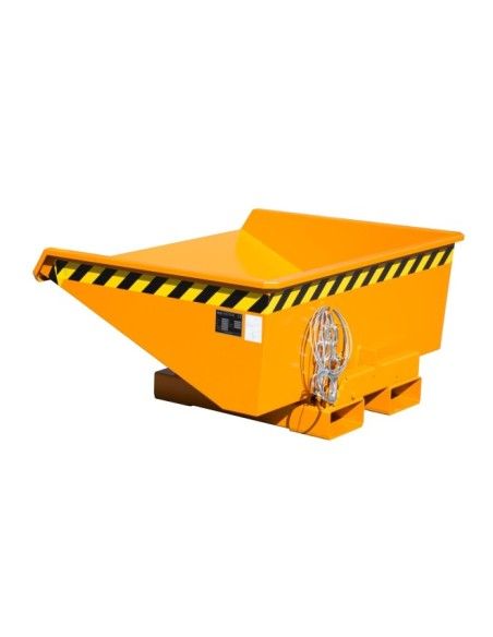 Tilting Container--Container tilting, painted, Orange yellow