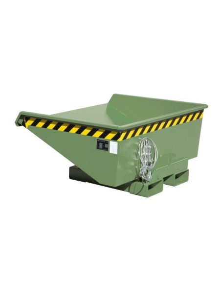 Tilting Container--Container Basculante, painted, green