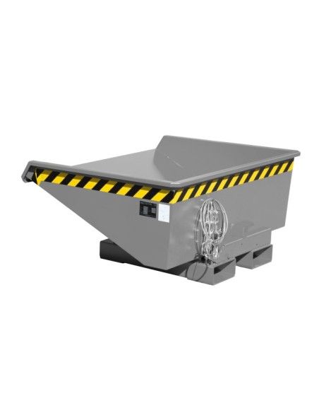 Tilting Container--Container tilting, painted, gray mouse