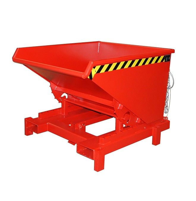 Contenitore Ribaltabile-Heavy Duty, dipinto, fuoco rosso