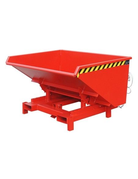 Contenitore Ribaltabile-Heavy Duty, dipinto, fuoco rosso